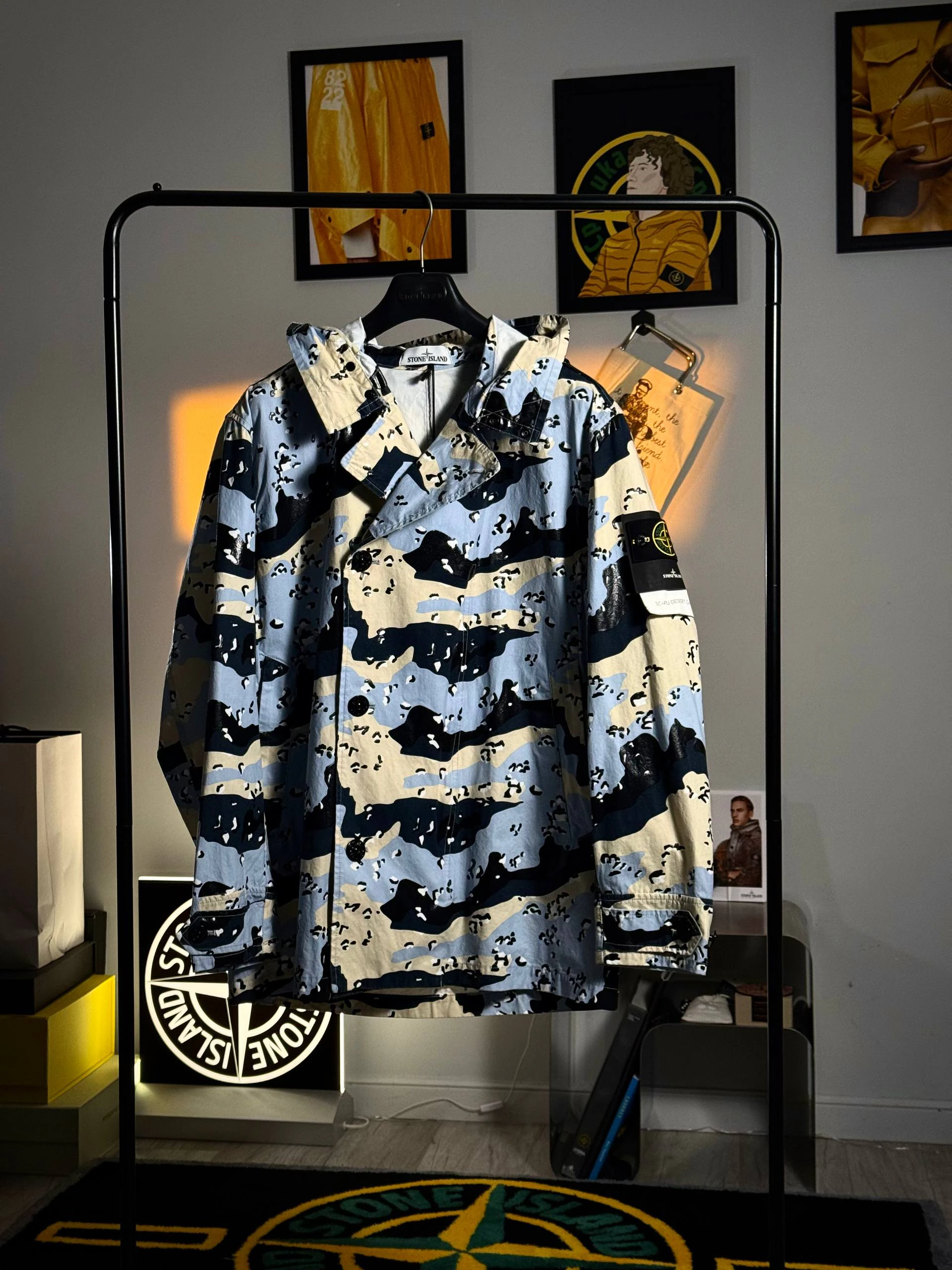 Stone Island 3C+PU Desert Camo Cordura ® X Browns exclusive Jacket, фото 1