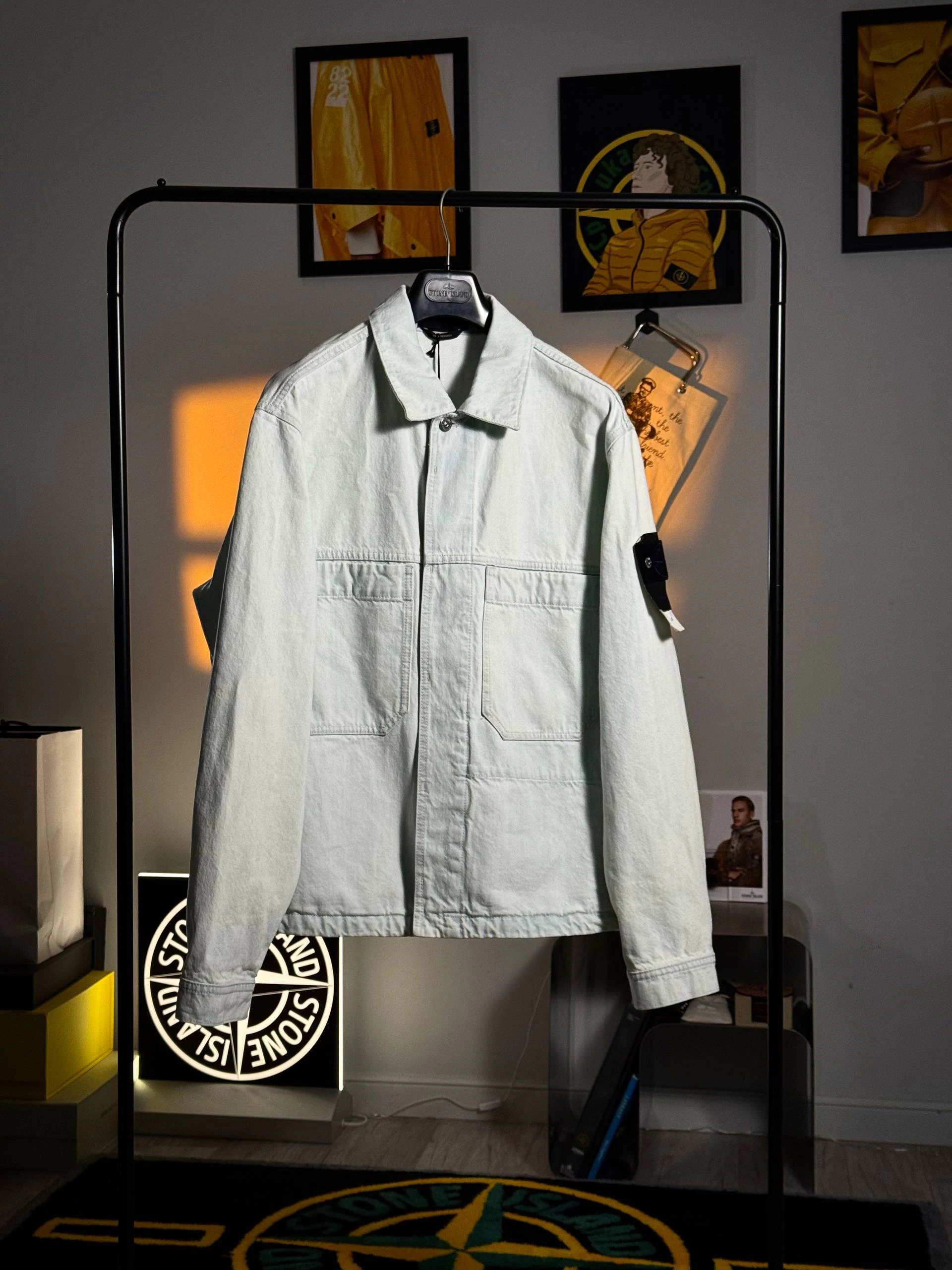 Stone Island Indigo Denim-Ultra Bleached, фото 1