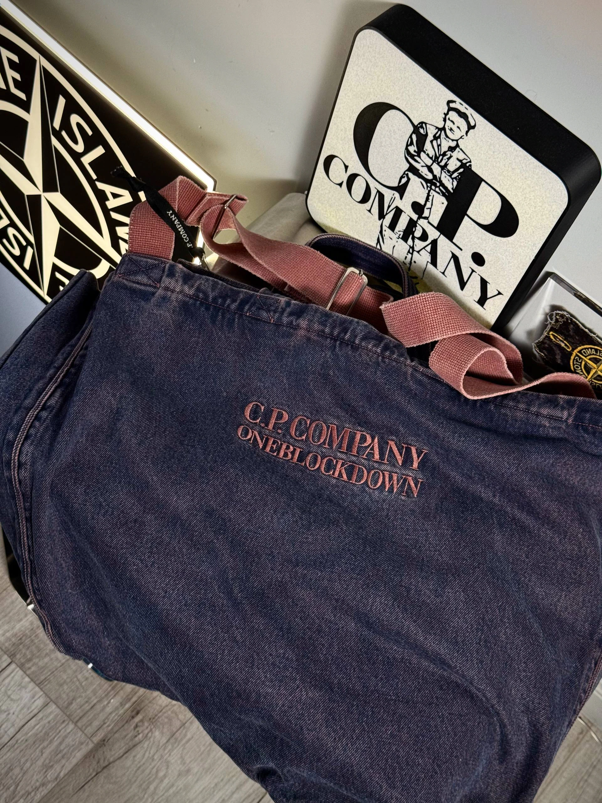 C.P. Company x OneBlockDown Denim Totes Bag, фото 1