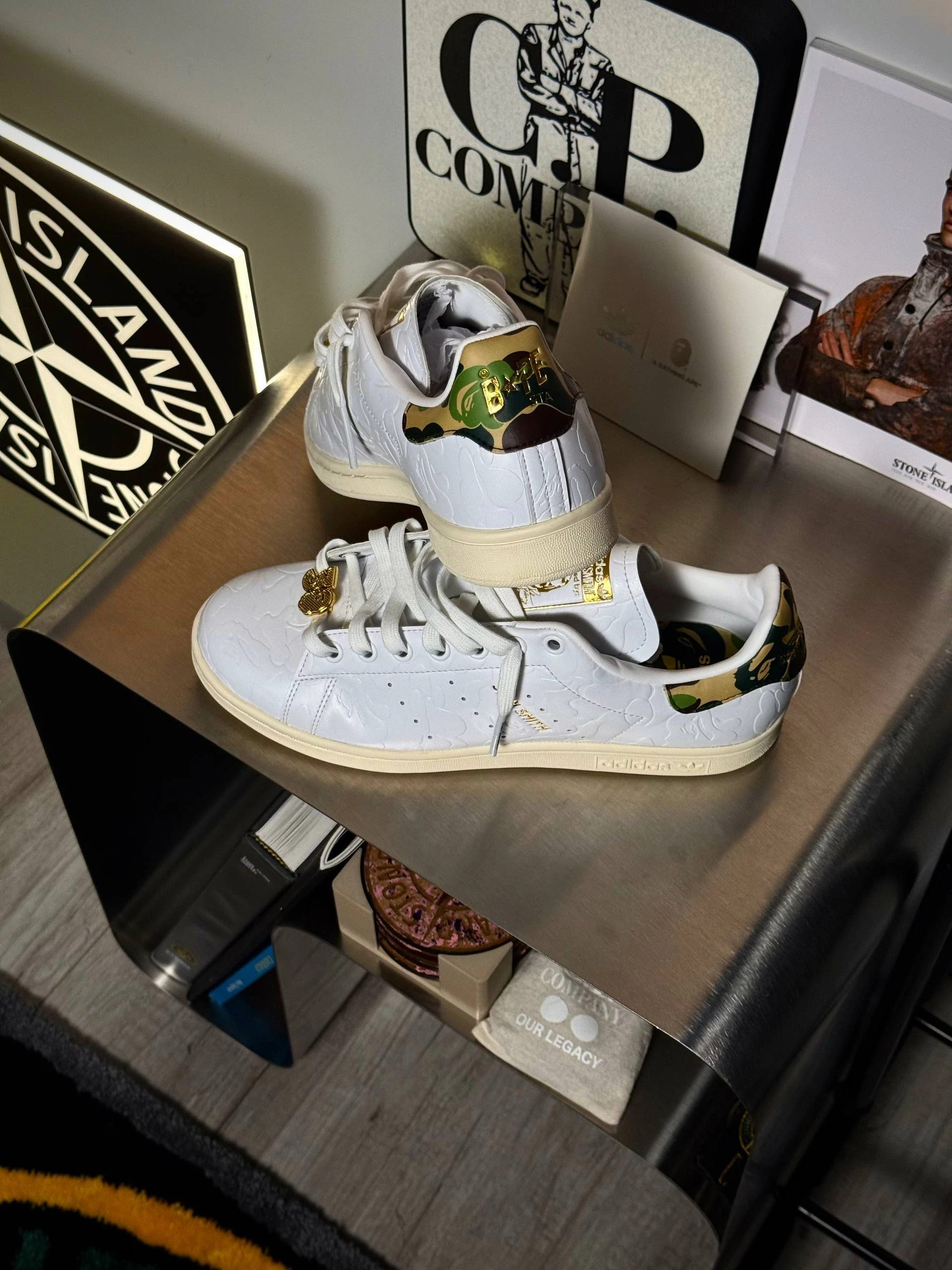 Bape X Adidas Stan Smith Bape Camo Sneakers, фото 1