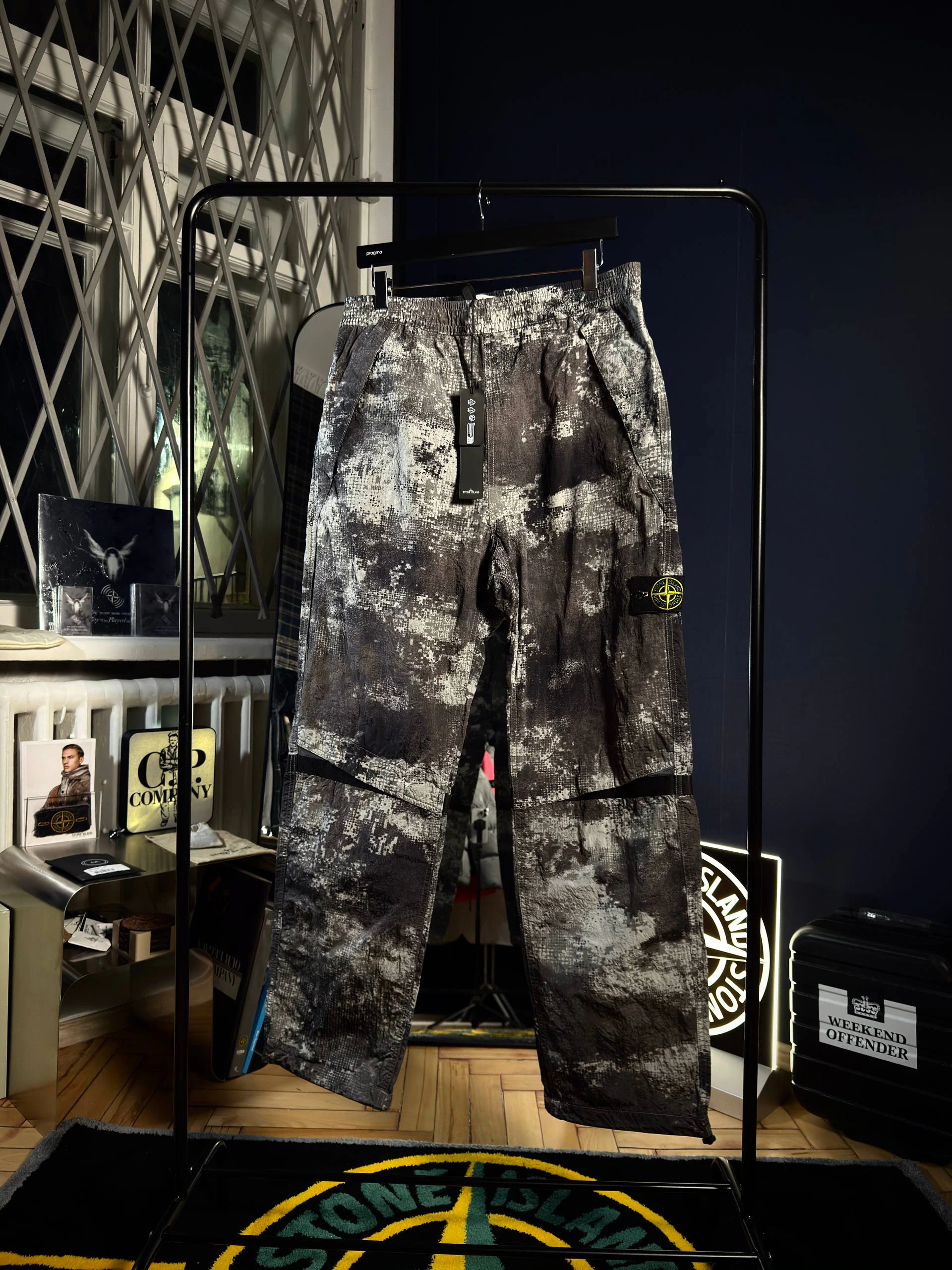 Stone Island Dissolving Grid Camo On Econyl, фото 1
