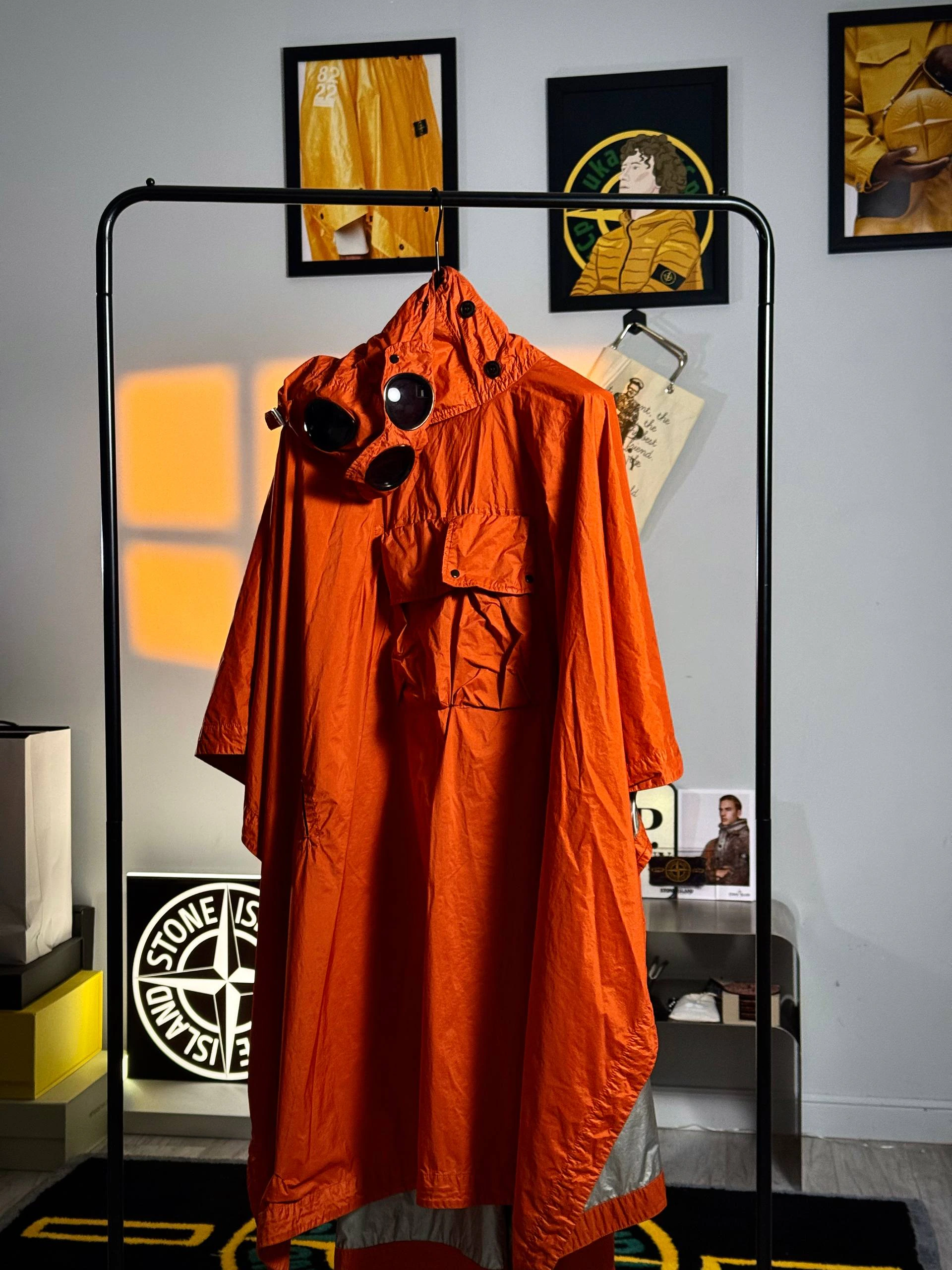 C.P. Company x Sergio Pizzorno The Mind’s Eye Google Poncho, фото 1