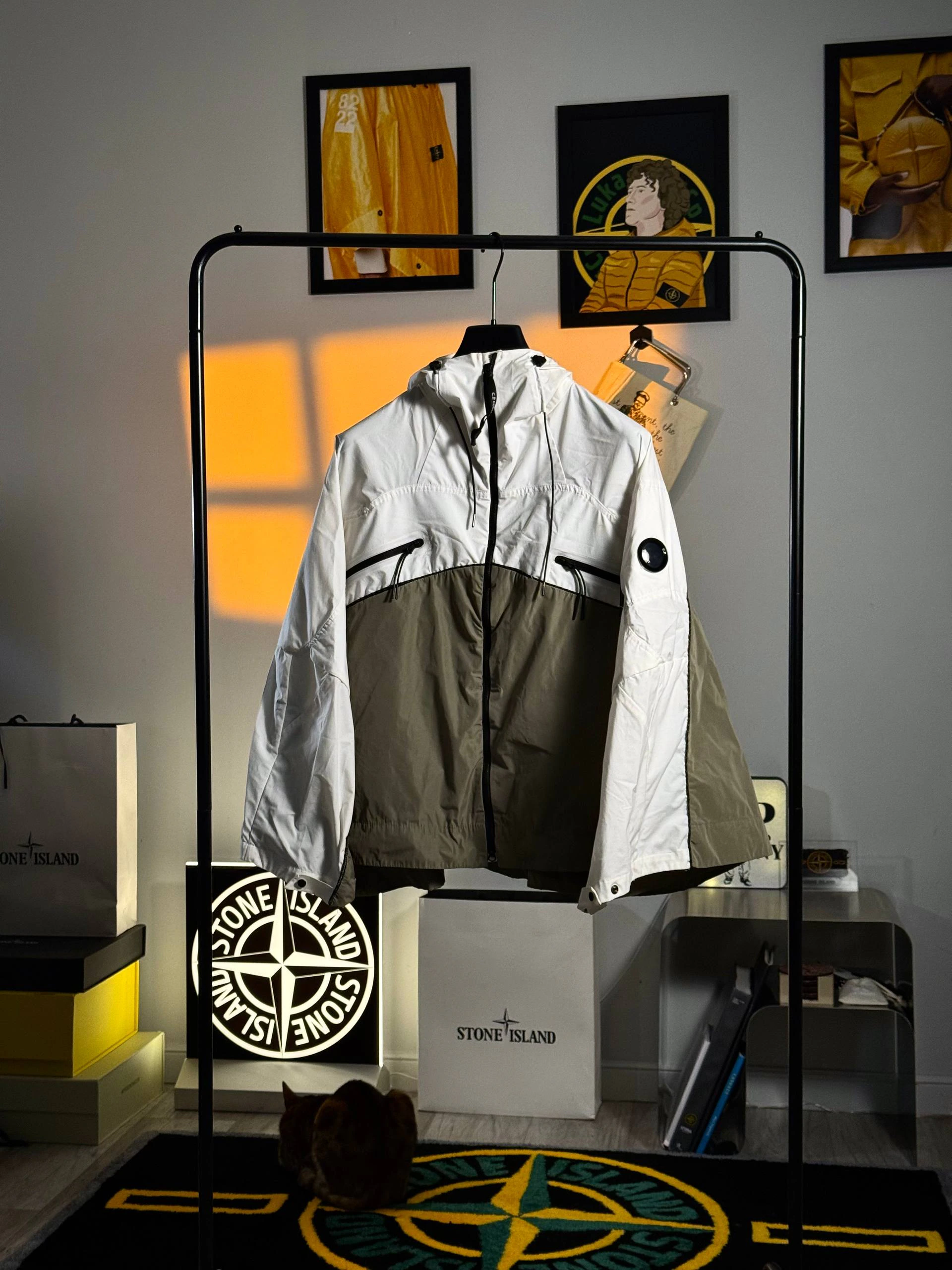 C.P. Company x Robyn Lynch Hybrid Pro-Tec Reflective Lens Poncho-Jacket 1/1, фото 1
