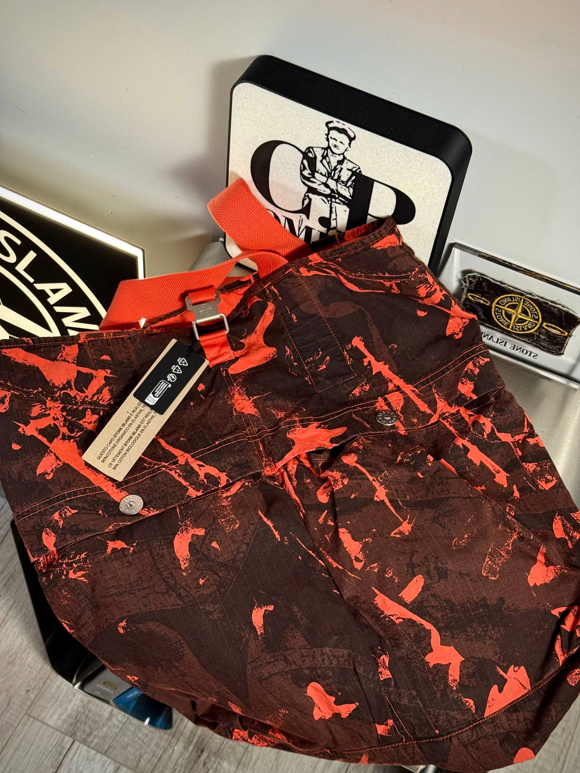 Stone Island Scan Camo On Stretch Ripstop-OVD Bag, фото 1