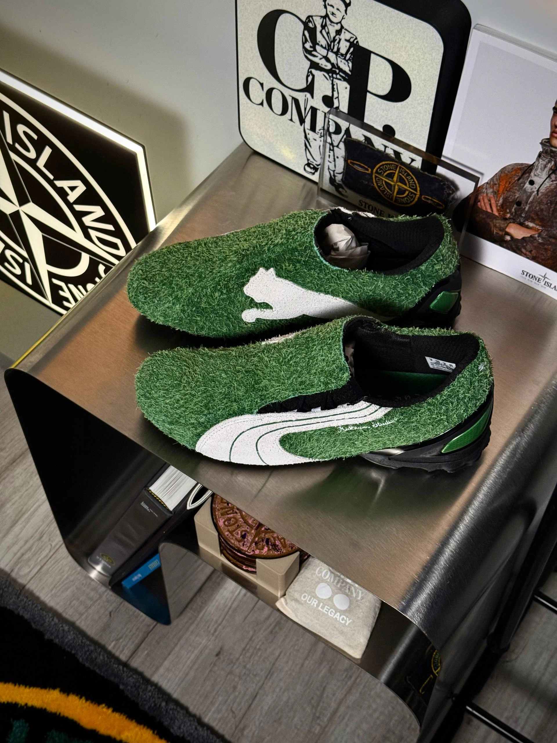 Puma x KidSuper V-S1 Archive Green White, фото 1